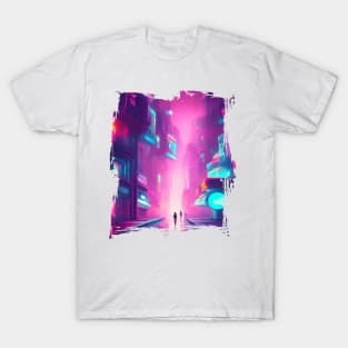 Japan Neon City Lights T-Shirt